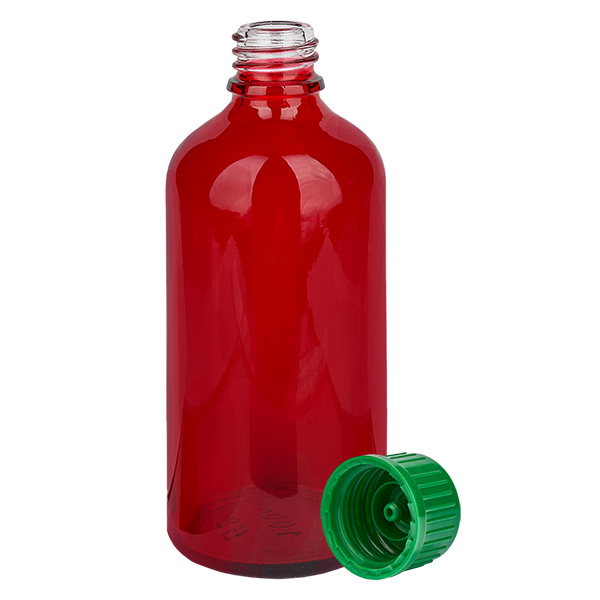 100ml láhev 11mm šroubovací uzávěr zelená standard RedLine UT18/100 100ml láhev 11mm šroubovací uzávěr zelená standard RedLine UT18/100