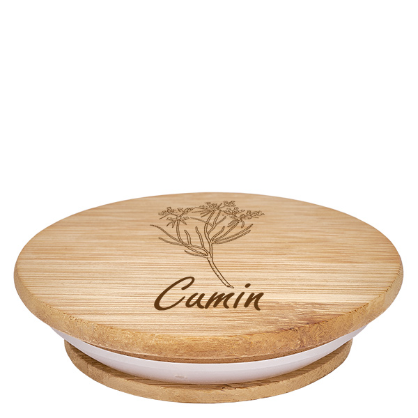 Sklenice z dřeva "cumin" pro WECK RR60