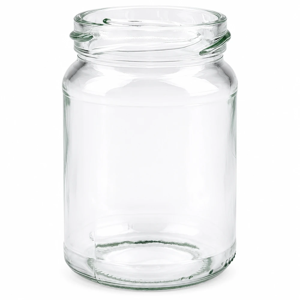 Kulatá sklenice o objemu 205 ml bez víčka (TO58) UNiTWIST UNiTWIST Runda205 Rundglas 205ml TO58 Schraubgewinde leer transparent Einmachglas Vorratsglas