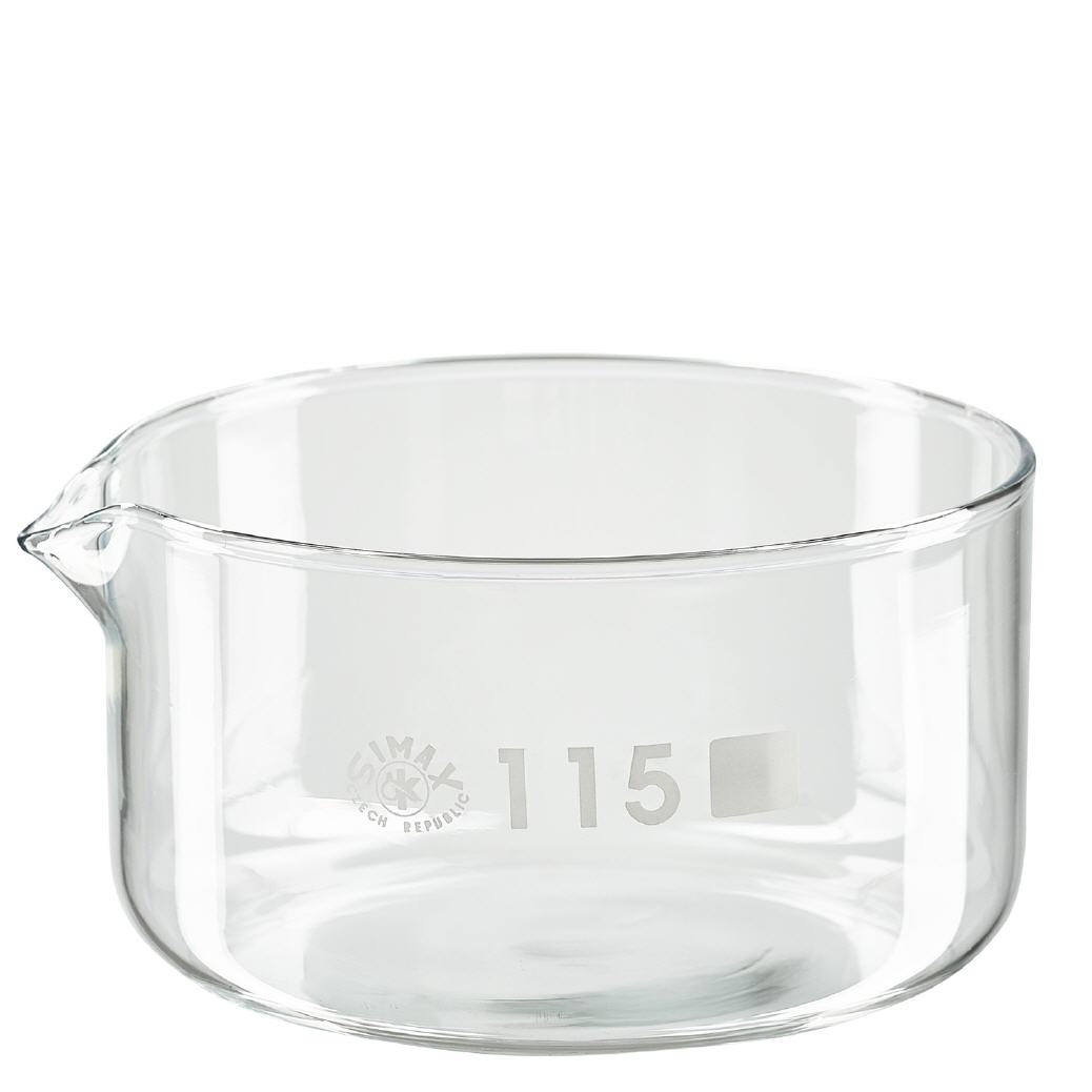 500ml krystaliza&#269;n&#237; miska s v&#253;levkou borosilik&#225;tov&#225; &#248;115mm