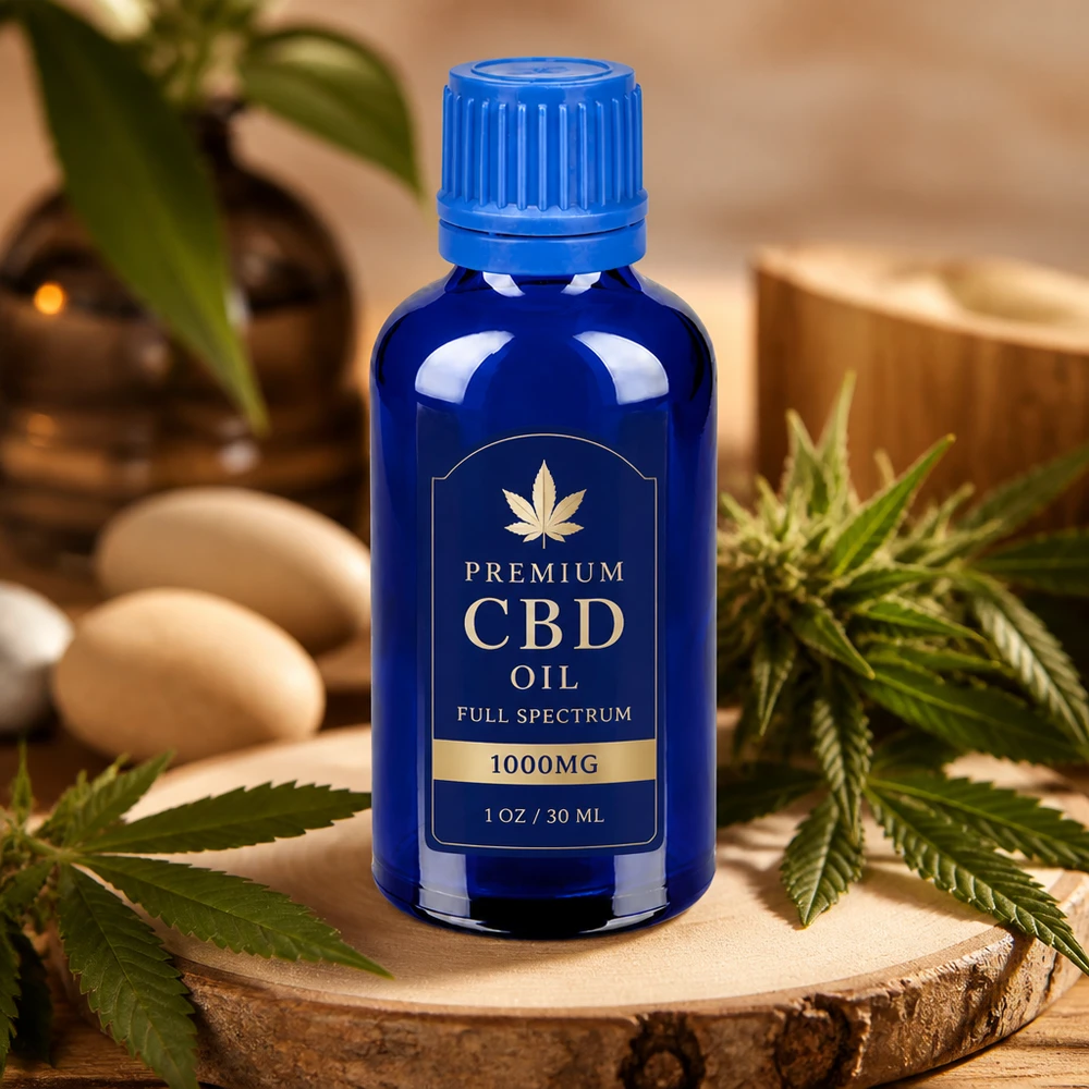 50ml láhev 11mm šroubovací uzávěr modrý uzávěr s ochranou proti manipulaci BlueLine UT18/50 Robuste 50ml Tropfflasche aus getöntem Glas mit zuverlässigem Verschluss für Naturextrakte