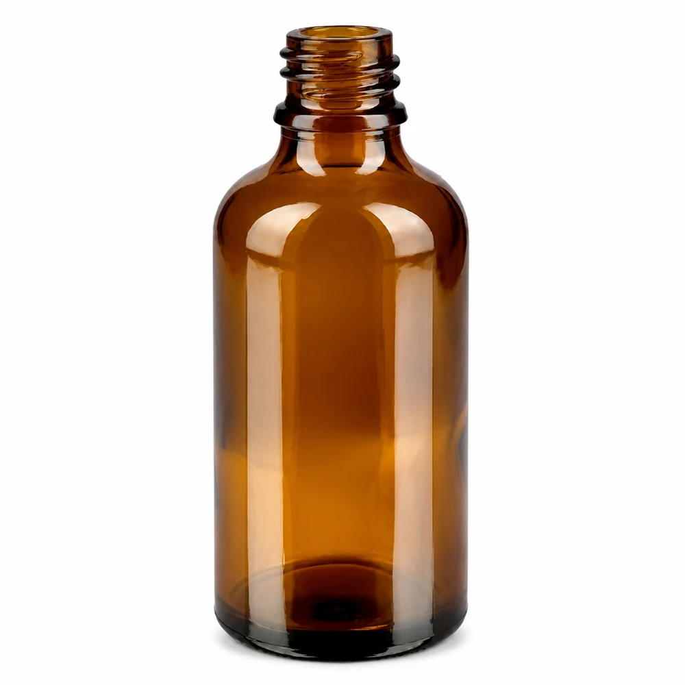 50ml pipetovací láhev černá se zajištěným uzávěrem BrownLine UT18/50 Kompakte 50ml Glasflasche braun OV BrownLine UT18/50 für präzise Flüssigkeitsdosierung
