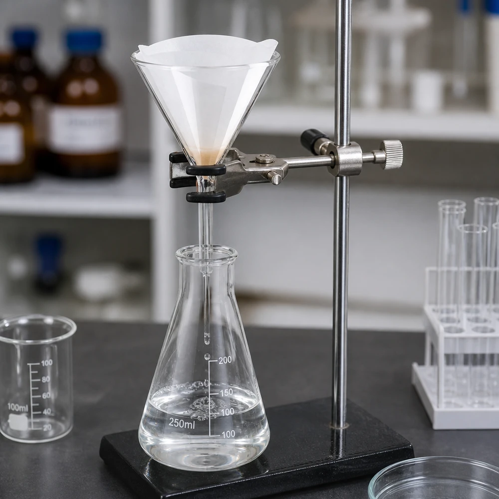 Nálevka ø85mm borosilikátový úhel 60 krátký styl Laborglastrichter 85mm Borosilikat mit optimaler Trichterform für Umfüllarbeiten