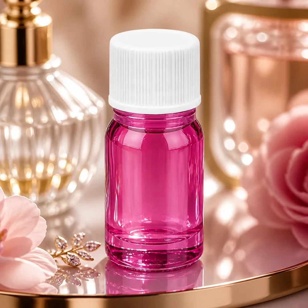 5ml Universalflasche aus robustem Violettglas mit kindersicherem Verschluss für Hausapotheke