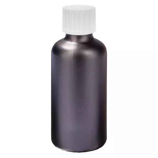 50ml láhev 11mm šroubovací uzávěr bílý standardní tamper evident BlackLine UT18/50 50ml láhev 11mm šroubovací uzávěr bílý standardní tamper evident BlackLine UT18/50