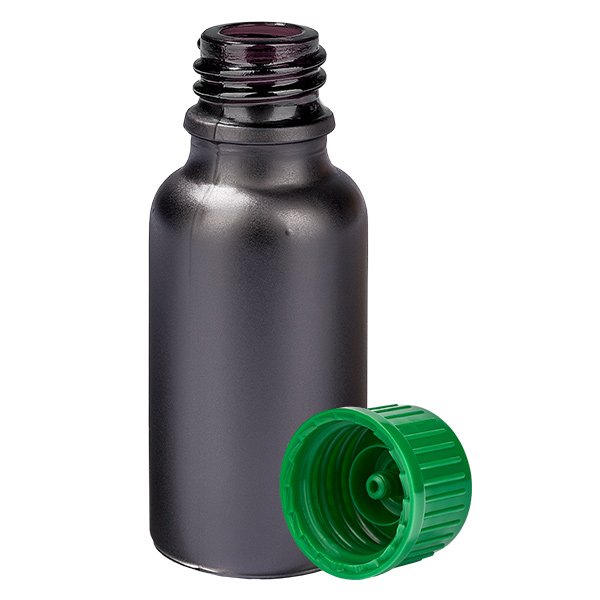 20ml láhev 11mm šroubovací uzávěr zelený standard BlackLine UT18/20 20ml láhev 11mm šroubovací uzávěr zelený standard BlackLine UT18/20