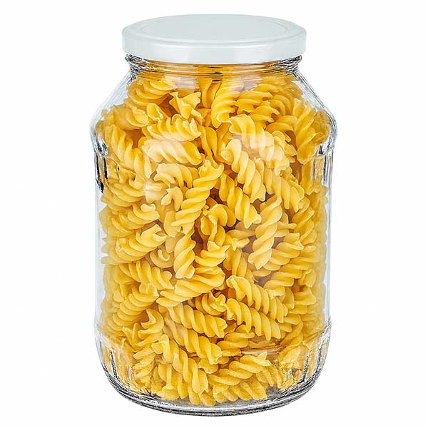 2650ml kulatá sklenice s víčkem BasicSeal bílá UNiTWIST 2650ml kulatá sklenice s víčkem BasicSeal bílá UNiTWIST
