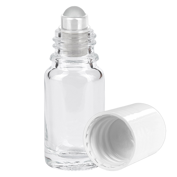 10ml roll-on lahvička bílá standardní uzávěr ClearLine UT18/10 10ml roll-on lahvička bílá standardní uzávěr ClearLine UT18/10