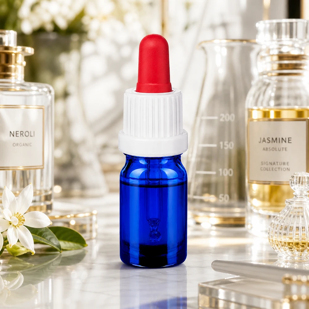 5ml pipetovací láhev bílá/červený uzávěr s ochranou proti manipulaci BlueLine UT18/5 Professionelle 5ml Pipettenflasche BlueLine UT18/5 mit weißer Kappe für pharmazeutische Anwendungen