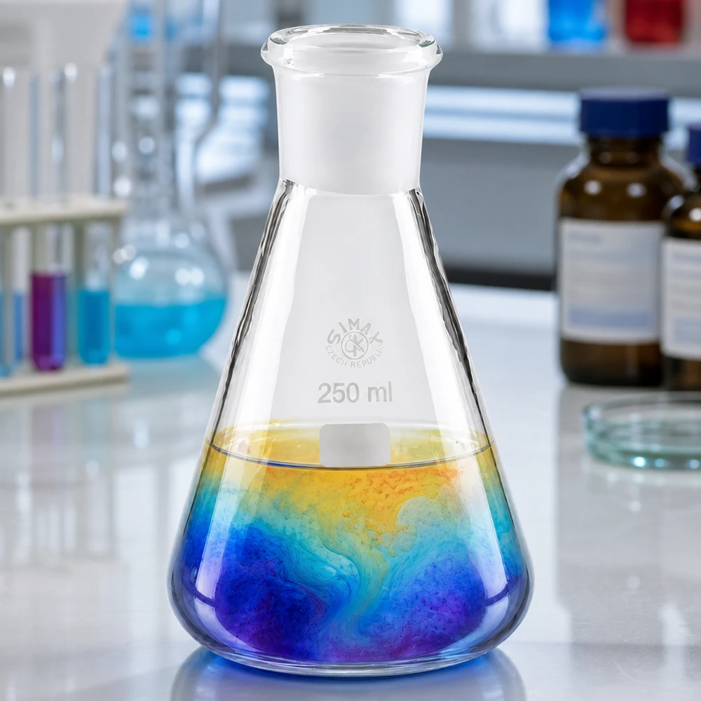 Erlenmeyerova baňka 250ml se standardním broušeným spojem (29/32)