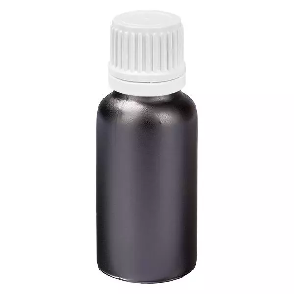 20ml láhev 11mm šroubovací uzávěr bílý s ochranou proti manipulaci BlackLine UT18/20 20ml láhev 11mm šroubovací uzávěr bílý s ochranou proti manipulaci BlackLine UT18/20