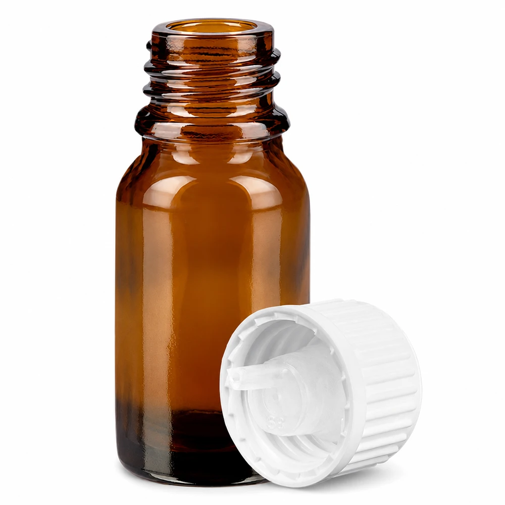 Professionelle 10ml Tropfenflasche BrownLine Serie mit 0.9mm Tropföffnung für Laboranwendungen