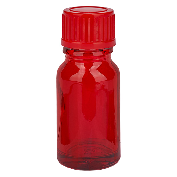 10ml lahvička 11mm šroubovací uzávěr červená Standard RedLine UT18/10 10ml lahvička 11mm šroubovací uzávěr červená Standard RedLine UT18/10