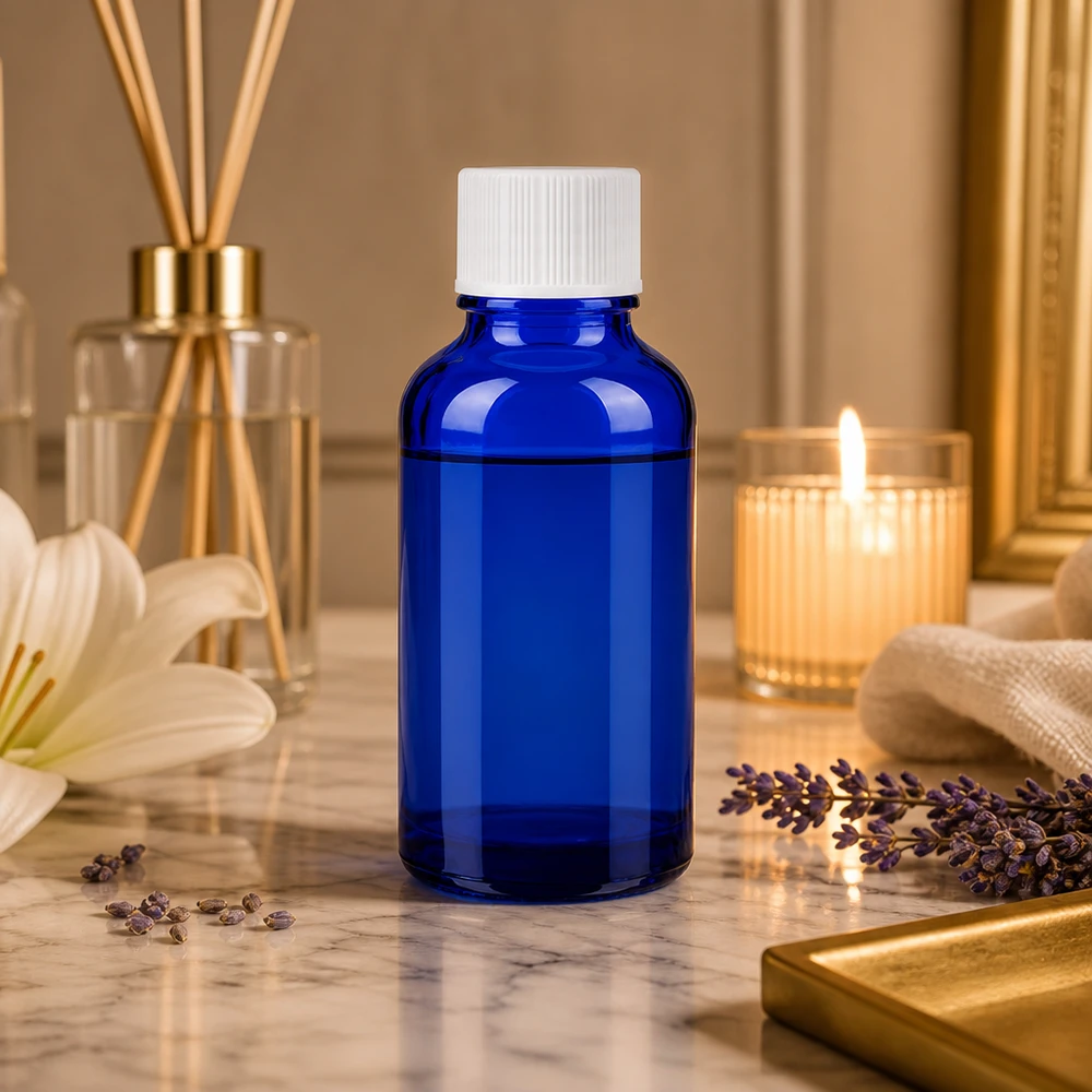 30ml BlueLine Flasche mit optimaler Größe für Reise-Portionen und mobile Anwendungen
