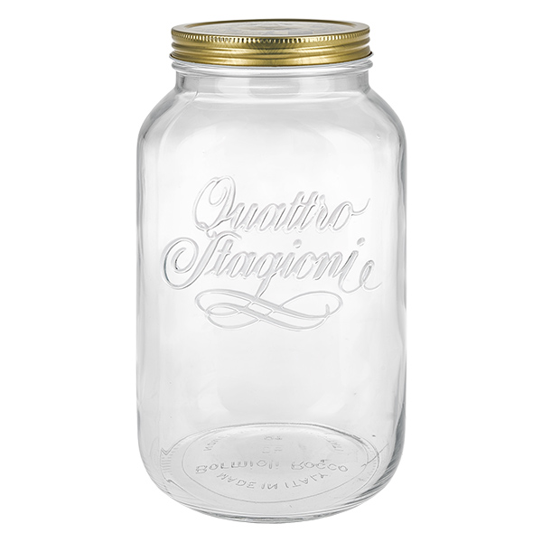 3800ml kulat&#225; sklenice &quot;Quattro Stagioni&quot; s v&#237;&#269;kem