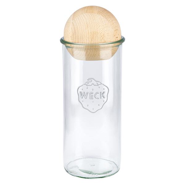 1500ml tumblery WECK RR100 s d&#345;ev&#283;nou kuli&#269;kou buk