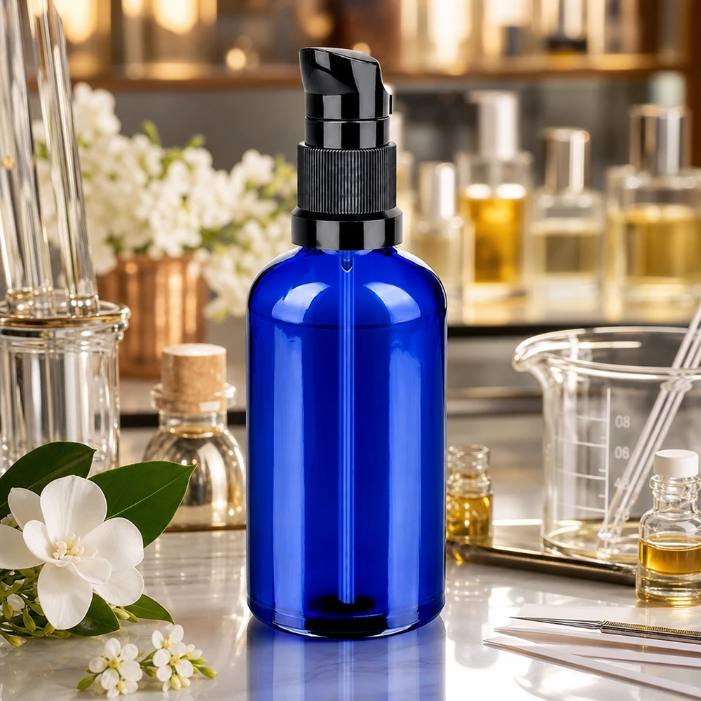 100ml lahvička s pumpičkou černá standardní uzávěr BlueLine UT18/100 100ml lahvička s pumpičkou černá standardní uzávěr BlueLine UT18/100