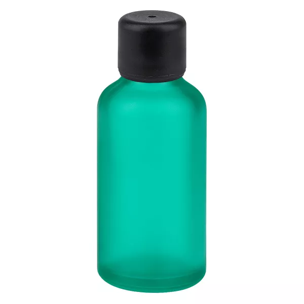 50ml láhev 11mm šroubovací uzávěr černý tamper evidentní uzávěr GreenLine UT18/50 50ml láhev 11mm šroubovací uzávěr černý tamper evidentní uzávěr GreenLine UT18/50