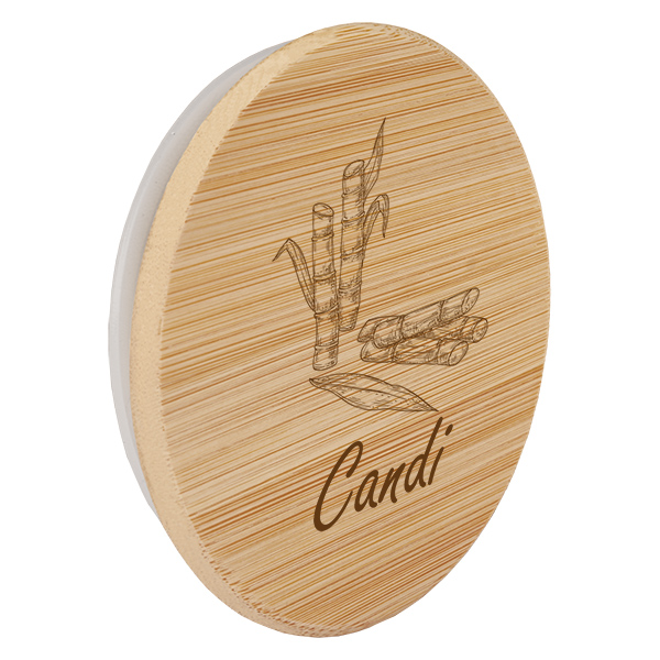Couvercle en bois "candi" pour WECK RR100 Couvercle en bois "candi" pour WECK RR100