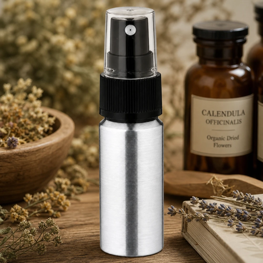 20ml Metallflasche mit Sprühaufsatz - vielseitig einsetzbar für Düfte und Sprays