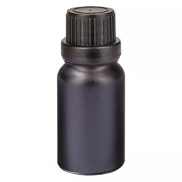 10ml lahvička s kapátkem 2mm s uzávěrem proti neoprávněné manipulaci BlackL. UT18/10