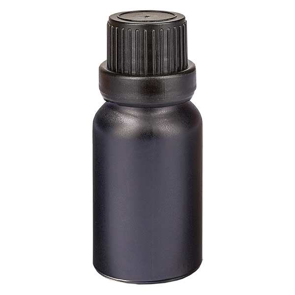 10ml lahvička s kapátkem 2mm s uzávěrem proti neoprávněné manipulaci BlackL. UT18/10 10ml lahvička s kapátkem 2mm s uzávěrem proti neoprávněné manipulaci BlackL. UT18/10