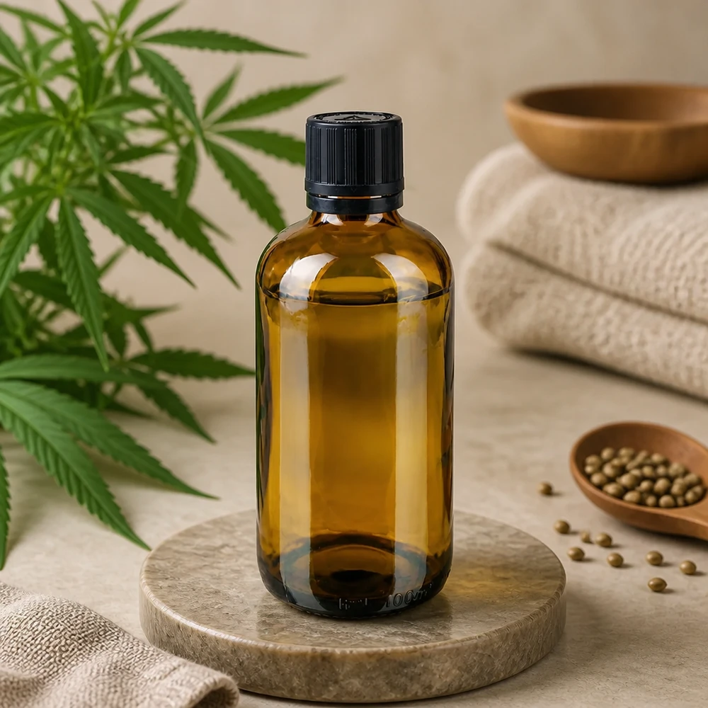 Lékárenská láhev hnědá 100ml kapací uzávěr Premium 1mm černý Dětem odolný výstražný symbol proti manipulaci Uzávěr proti manipulaci. Nachfüllbare 100ml Apothekerflasche aus Braunglas mit tropfgenauer 1mm Öffnung in Naturoptik