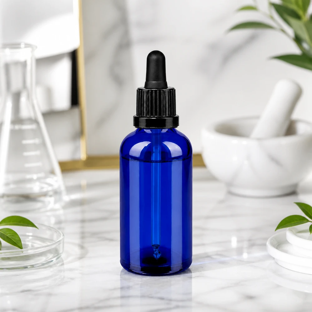 Vielseitige 50ml Pipettenflasche für DIY-Kosmetik, Aromatherapie und pharmazeutische Anwendungen