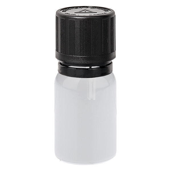 5ml kap&aacute;tkov&aacute; lahvička 1 mm čern&aacute; bezpečnostn&iacute; uz&aacute;věr dětsk&aacute; pojistka symbol pro nevidom&eacute; WhiteLine UT18/5