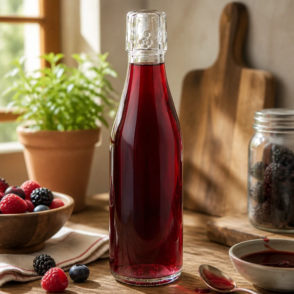 Skleněná láhev o objemu 250 ml bez otočného víčka UNiTWIST