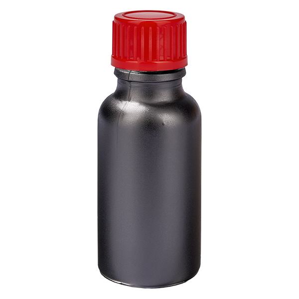 20ml láhev 11mm šroubovací uzávěr červený standard BlackLine UT18/20 20ml láhev 11mm šroubovací uzávěr červený standard BlackLine UT18/20