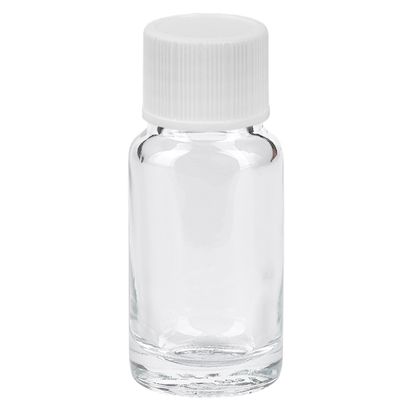 10ml lahvička 11mm šroubovací uzávěr bílá Standard ClearLine UT18/10 10ml lahvička 11mm šroubovací uzávěr bílá Standard ClearLine UT18/10