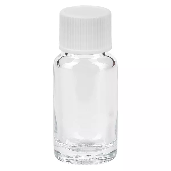 10ml lahvička 11mm šroubovací uzávěr bílá Standard ClearLine UT18/10 10ml lahvička 11mm šroubovací uzávěr bílá Standard ClearLine UT18/10