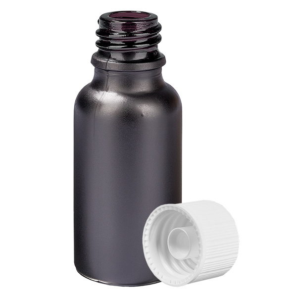 20ml láhev 11mm šroubovací uzávěr bílý standard BlackLine UT18/20 20ml láhev 11mm šroubovací uzávěr bílý standard BlackLine UT18/20