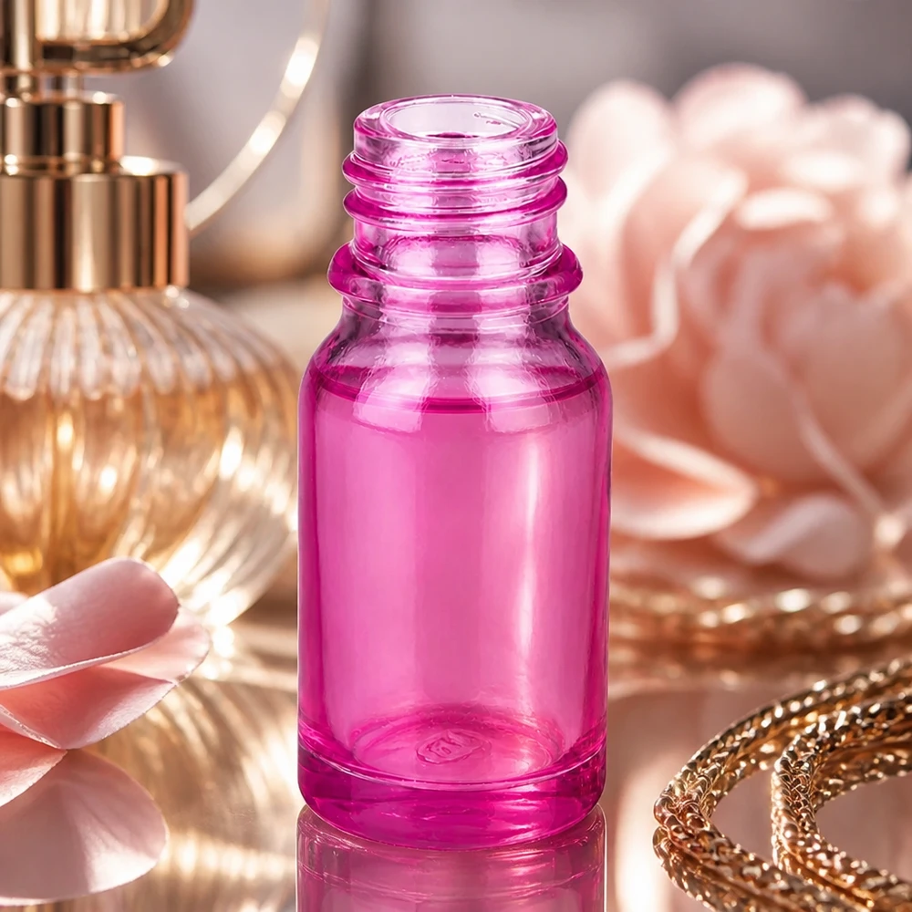 10ml lékárenská lahvička PurpleLine UT18/10 UNiTWIST se skleněnou výplní. Robuste 10ml Apothekenflasche PurpleLine UT18/10 UNiTWIST aus Borosilikatglas für Chemikalien