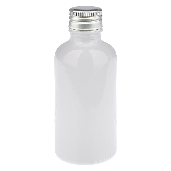 50 ml lahvička 11 mm šroubovac&iacute; uz&aacute;věr hlin&iacute;k-stř&iacute;brřo standard WhiteLine UT18/50