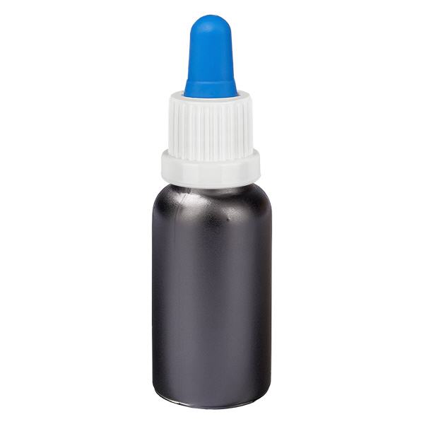 20ml pipetovací láhev bílá/modrý uzávěr s ochranou proti manipulaci BlackLine UT18/20 20ml pipetovací láhev bílá/modrý uzávěr s ochranou proti manipulaci BlackLine UT18/20