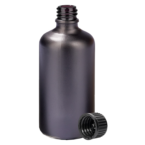 100ml láhev 11mm šroubovací uzávěr černý standard BlackLine UT18/100 100ml láhev 11mm šroubovací uzávěr černý standard BlackLine UT18/100