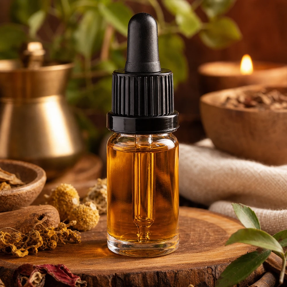 ClearLine UT18/10 Pipettenflasche 10ml mit ätherischem Öl in warmem Spa-Ambiente