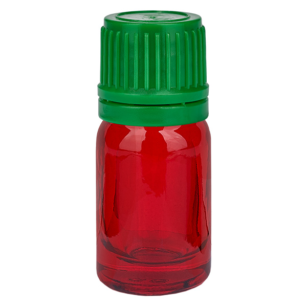 5ml lahvička 11mm šroubovací uzávěr zelená s uzávěrem proti neoprávněné manipulaci RedLine UT18/5 5ml lahvička 11mm šroubovací uzávěr zelená s uzávěrem proti neoprávněné manipulaci RedLine UT18/5