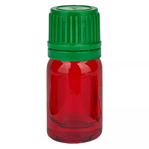 5ml lahvička 11mm šroubovací uzávěr zelená s uzávěrem proti neoprávněné manipulaci RedLine UT18/5