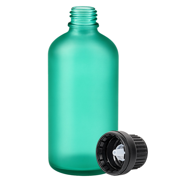 100ml kapátko lahvička 2mm černá tamper-evidentní uzávěr GreenLine UT18/100 100ml kapátko lahvička 2mm černá tamper-evidentní uzávěr GreenLine UT18/100