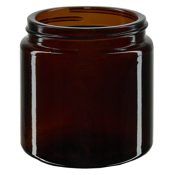 120ml skleněná dóza. hnědá bez víčka, závit 58mm/R3 ApoGlas 120ml skleněná dóza. hnědá bez víčka, závit 58mm/R3 ApoGlas