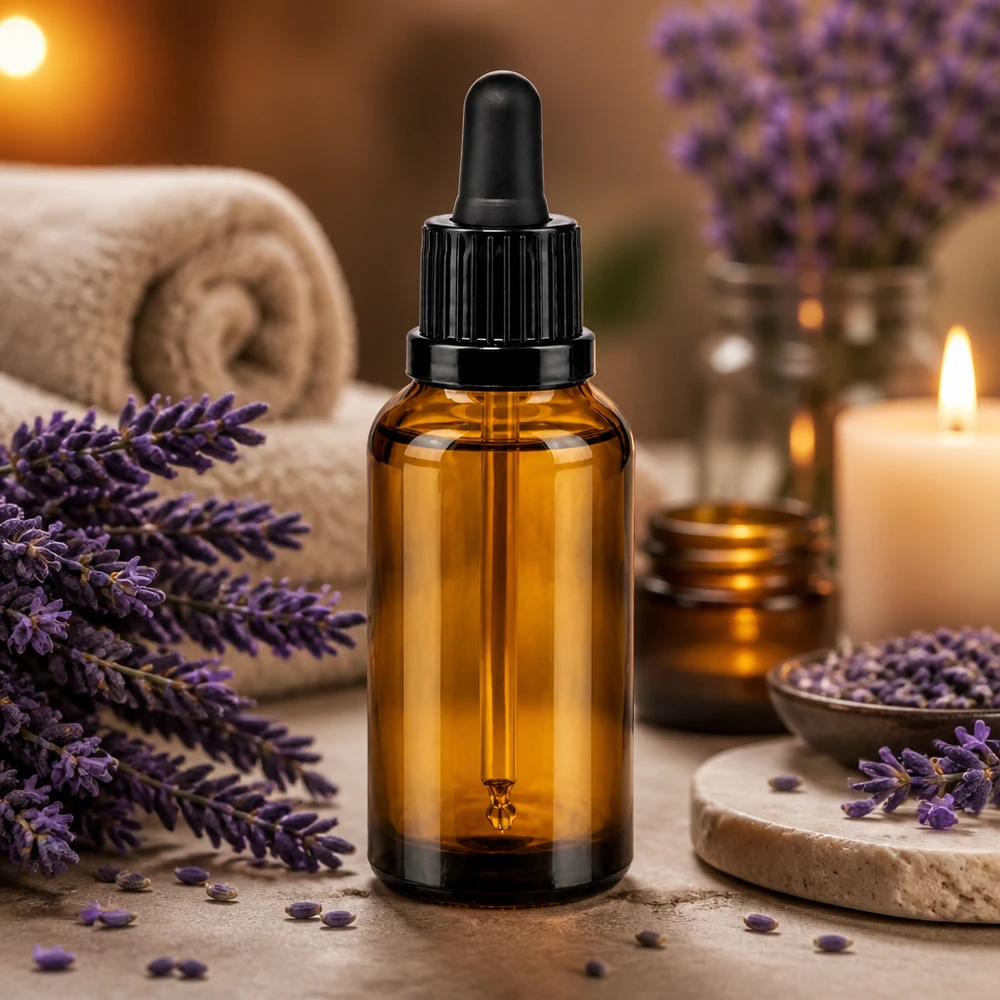 Laborqualität 30ml Pipettenflasche mit lichtschutz Material für empfindliche Substanzen