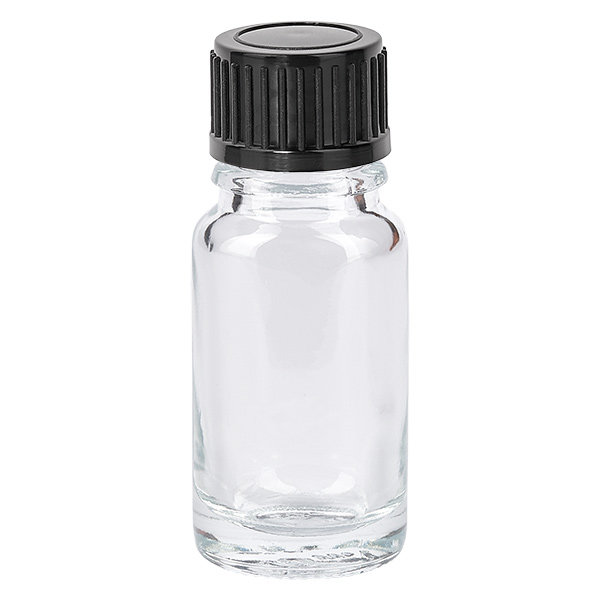 10ml láhev 11mm šroubovací uzávěr černá Standard ClearLine UT18/10 10ml láhev 11mm šroubovací uzávěr černá Standard ClearLine UT18/10