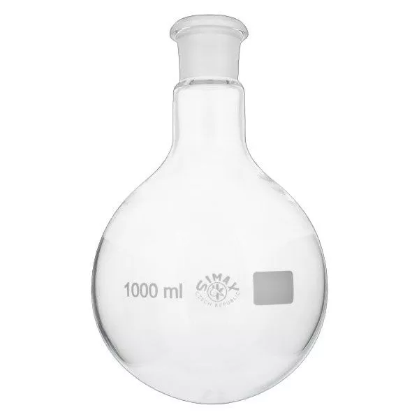 Baňka s kulatým dnem 1000ml se standardním broušeným spojem (29/32) Baňka s kulatým dnem 1000ml se standardním broušeným spojem (29/32)