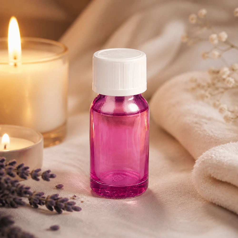 Lila 10ml Dosierflasche mit kindersicherem Verschluss für sichere Aufbewahrung