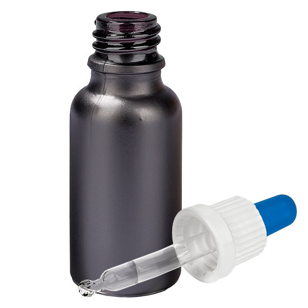 20ml pipetovací láhev bílá/modrý uzávěr s ochranou proti manipulaci BlackLine UT18/20