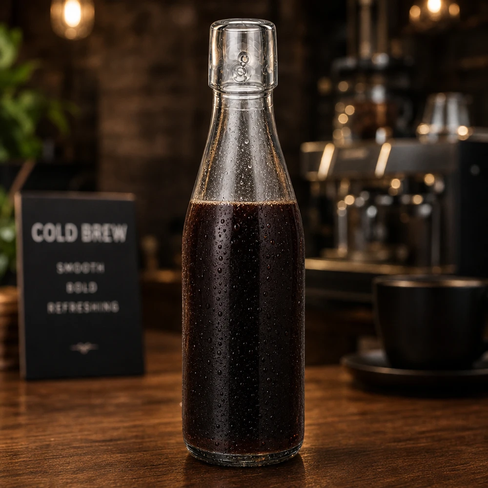 Skleněná láhev o objemu 250 ml bez otočného víčka UNiTWIST