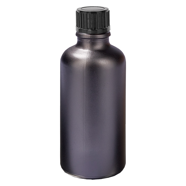50ml láhev 11mm šroubovací uzávěr černý standard BlackLine UT18/50 50ml láhev 11mm šroubovací uzávěr černý standard BlackLine UT18/50